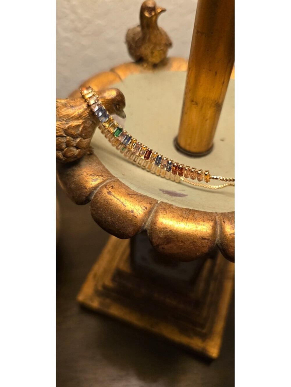 Adjustable Multicolor Tennis Bracelet